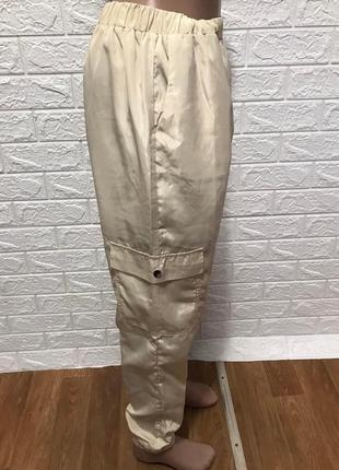Нейлоновые карго брюки