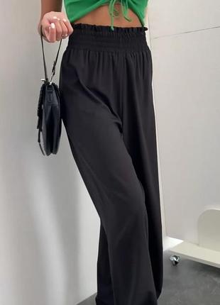 Нові  брючки вільного крою в підлогу, на високій посадці м-л