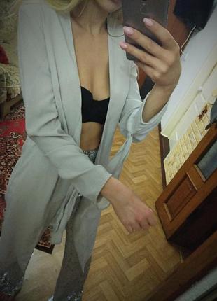 🔥🔥🔥ценопад! стильный серый  кардиган платье ( лот 336)