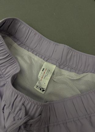 Короткие пляжные плавательные шорты плавки в сиреневый цвет3 фото