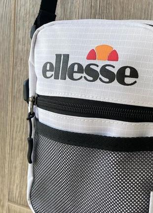 Мессенджер ellesse, борсетка элис белая, сумка через плечо, мессенджер2 фото