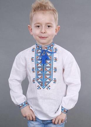 Сучасна сорочка вишиванка для хлопчика
