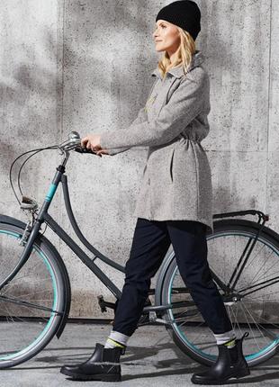 Качественное теплое вязаное флисовое пальто с капюшоном, tchibo (немечковая), pp l евро2 фото