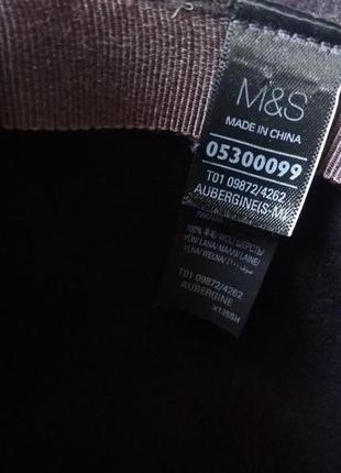 56-57см m&s округлая шляпа с широкими полями шляпка слауч флоппи винтаж с декором8 фото