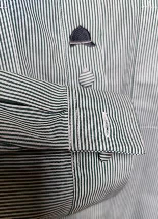 Винтажная рубашка полоска вышивка concept /6354/4 фото