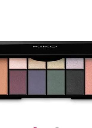 Smart eyes and face palette от kiko milano.палетка теней, бронзера ирумьян для лица.2 фото