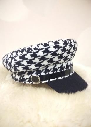 Стильна жіноча кепі. тренд 2019-20. кашкет. капітанка. картуз. кашкет.кепка.