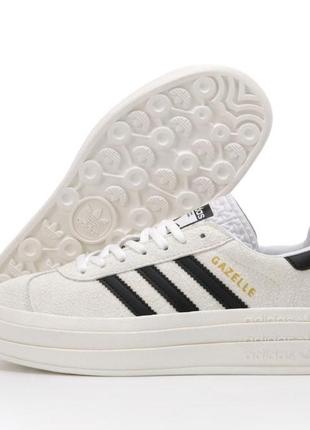 Жіночі кросівки adidas gazelle bold white 37-38-39-40