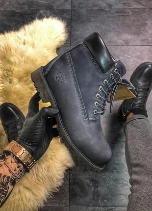 🍁timberland gray thermo premium🍁мужские серые кожаные ботинки тимберленд, осенние/весенние