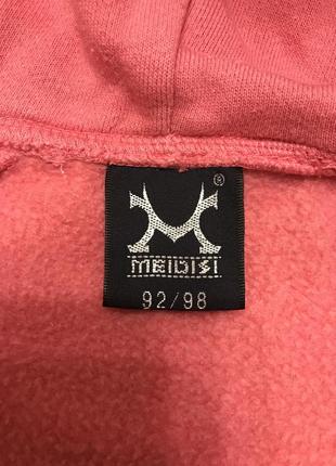 Батник на 2 - 3 года, кофта спортивная утепленная с капюшоном, светер на замке92 / 98 размер7 фото