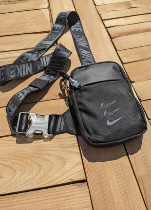 Сумка nike mini bag swoosh, месенджер найк, барсетка nike, барсетка nike swoosh2 фото