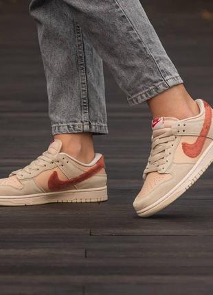 Nike sb dunk low terry swoosh3 фото