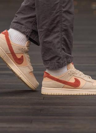 Nike sb dunk low terry swoosh7 фото