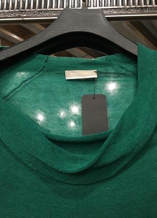 Легкая зелёная кофта итальянского бренда stefanel2 фото