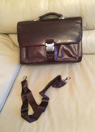 Статусний шкіряний портфель класу vip