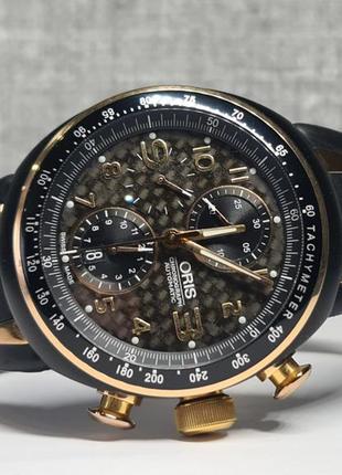 Чоловічий годинник часы oris tt3 674 automatic chronograph titanium 43 mm1 фото
