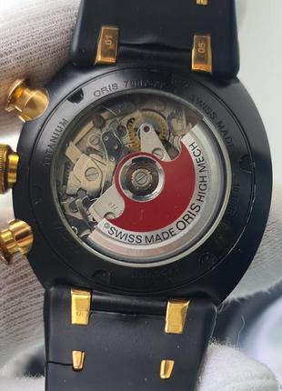 Чоловічий годинник часы oris tt3 674 automatic chronograph titanium 43 mm10 фото