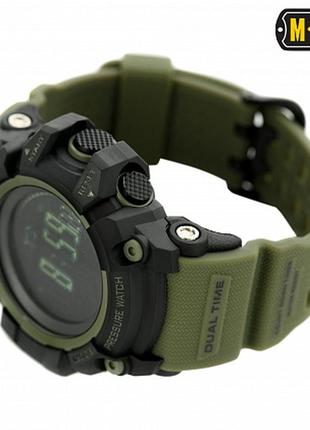 M-tac годинник тактичний adventure black/olive с компасом и шагомером3 фото