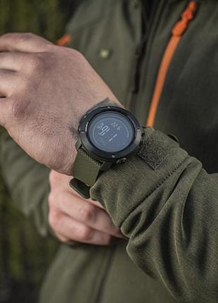 M-tac годинник тактичний мультифункціональний olive з компасом і крокоміром7 фото