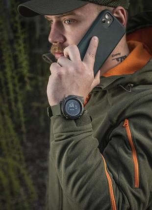 M-tac годинник тактичний мультифункціональний olive з компасом і крокоміром9 фото