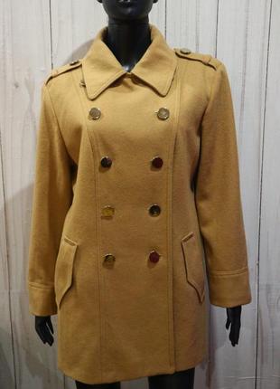 Двобортне пальто в стилі burberry max mara, xl-xxl2 фото