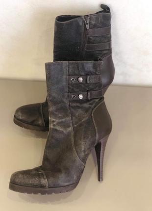 Miss sixty італійські черевики з натуральної шкіри демісезонні 39 розмір, міс сиксти