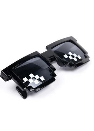 Пиксельные очки — восьмибитные очки майнкрафт minecraft5 фото