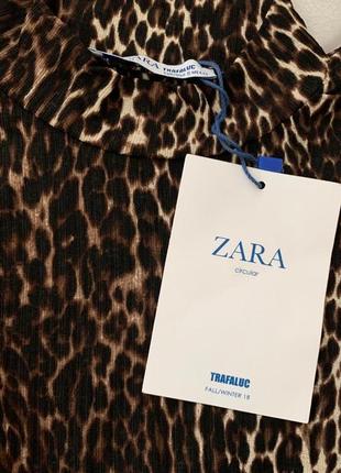 Фактурная футболка под горло zara!6 фото