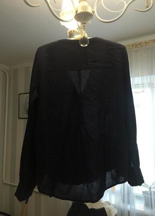 Чёрная блуза mango3 фото