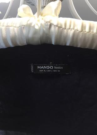 Чёрная блуза mango2 фото