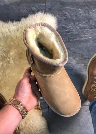 🌹ugg classic 2 mini light brown🌹зимние женские угги/уги, сапоги зима мехом, светлые2 фото