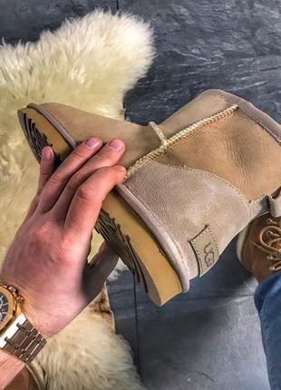 🌹ugg classic 2 mini light brown🌹зимние женские угги/уги, сапоги зима мехом, светлые9 фото