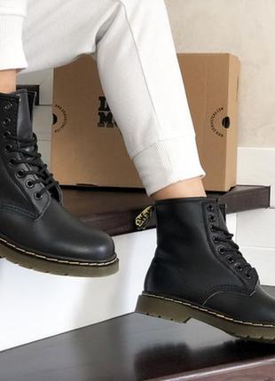 На хутрі! черевики dr. martens 1460 черевики зимові мартинсы5 фото