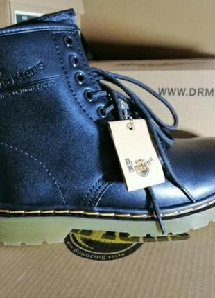 На хутрі! черевики dr. martens 1460 черевики зимові мартинсы6 фото