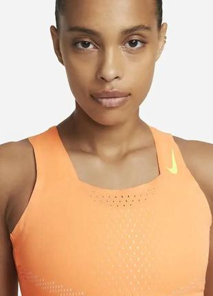 Кроп-топ майка для бігу nike dri-fit adv aeroswift жіночий топ новий оригінал3 фото