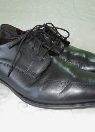 Туфли мужские кожаные черные размер 42,51 фото