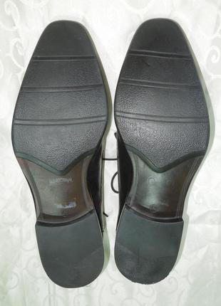 Туфли мужские кожаные черные размер 42,57 фото