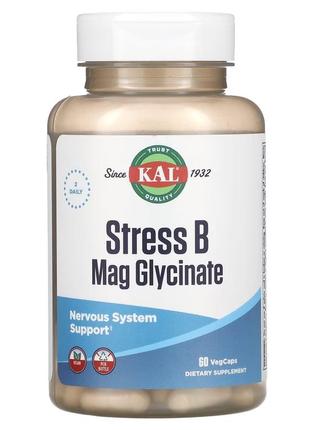 Kal глицинат магния и витамины группы b против стресса 60 капсул