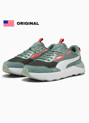 Оригинальные 🇺🇸 женские кроссовки Cell disc women's sneakers. цвет зеленый с белым и черным