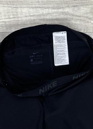 Nike dri-fit лосины бриджы l размер женские термо чёрные оригинал3 фото