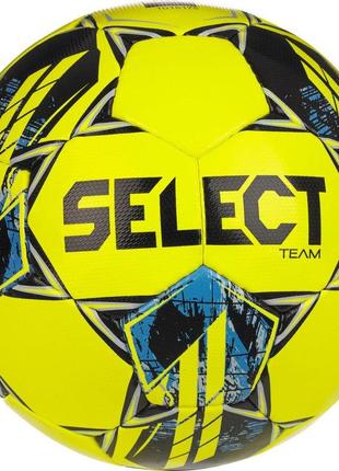 Мяч футбольный select team fifa basic v23 (007) жовт/синій, 5