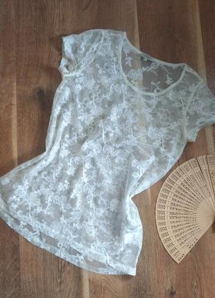 Мереживна блуза топ 12