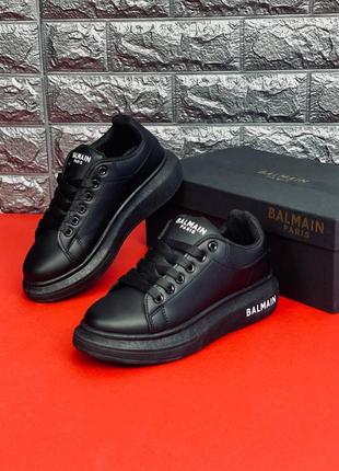 Balmain кроссовки черные женские /подростковые размеры 36-418 фото