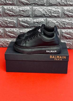 Balmain кроссовки черные женские /подростковые размеры 36-416 фото