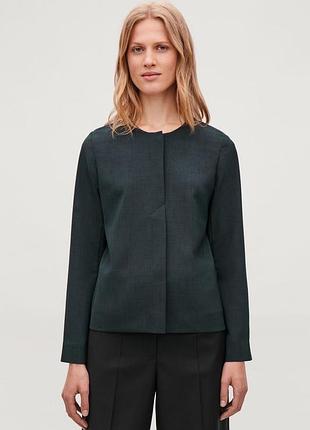 Темно-сіра блуза cos 🛍️1+1=3🛍️