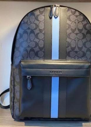 Черный рюкзак coach