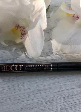 Ультратонка підводка водостійкий чорний лайнер lancome idole