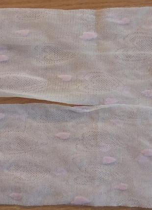 Колготки з мереживним візерунком і рожевими сердечками 20 den giulia erin3 фото