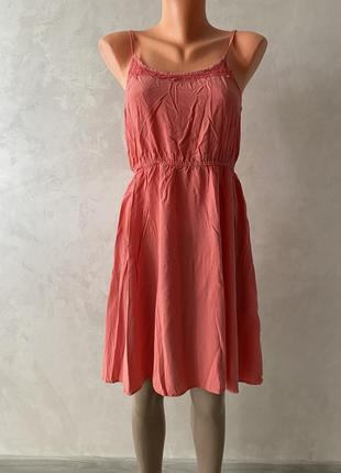 Рожева міні сукня