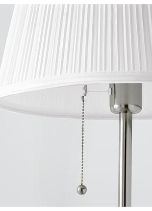 Ikea arstid (601.638.62) торшер, никелированный, белый